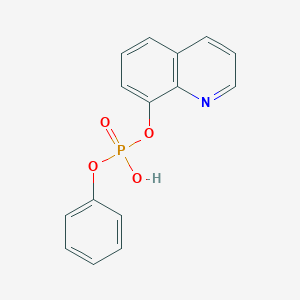 molecular formula C15H12NO4P B13824526 Phenyl 8-quinolyl phosphate 