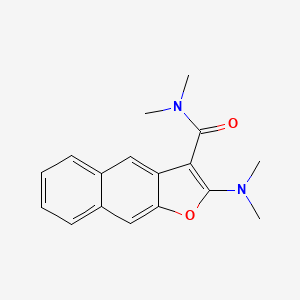 molecular formula C17H18N2O2 B13824589 Naphtho[2,3-b]furan-3-carboxamide, 2-(dimethylamino)-N,N-dimethyl- 