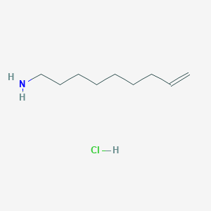 molecular formula C9H20ClN B1382461 Non-8-en-1-amine hydrochloride CAS No. 1803584-27-1