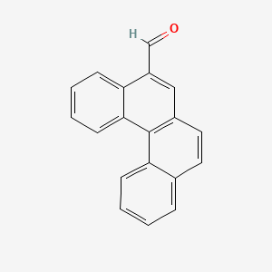 molecular formula C19H12O B13824641 Benzo[c]phenanthrene-5-carbaldehyde CAS No. 4466-76-6