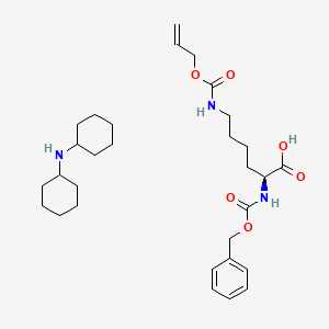 molecular formula C30H47N3O6 B13824688 L-Lysine,n2-[(phenylmethoxy)carbonyl]-n6-[(2-propen-1-yloxy)carbonyl]- 
