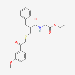 molecular formula C23H27NO5S B13824775 Thiorphan Methoxyacetophenone Derivative Ethyl Ester 