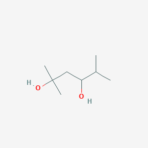 molecular formula C8H18O2 B13824834 2,5-Dimethyl-2,4-hexanediol CAS No. 3899-89-6