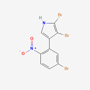 molecular formula C10H5Br3N2O2 B13824841 Bromonitrin C 