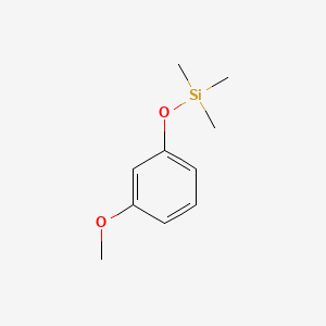 molecular formula C10H16O2Si B13824872 Silane, (3-methoxyphenoxy)trimethyl- CAS No. 33285-71-1