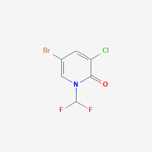 5-Bromo-3-chloro-1-(difluoromethyl)-1,2-dihydropyridin-2-one