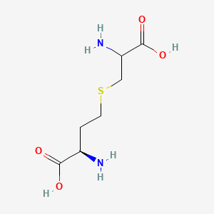 molecular formula C7H14N2O4S B13824963 S-(2-Amino-2-carboxyethyl)-D-homocysteine CAS No. 6899-07-6