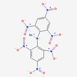 molecular formula C12H4N7NaO12 B13824986 Sodium;bis(2,4,6-trinitrophenyl)azanide 