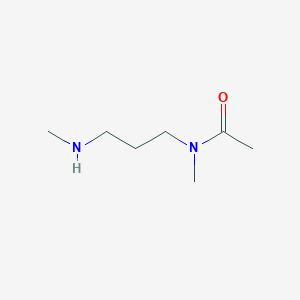molecular formula C7H16N2O B13825037 Acetamide,N-methyl-N-[3-(methylamino)propyl]- 
