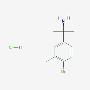 2-(4-Bromo-3-methylphenyl)propan-2-amine hydrochloride