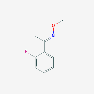 [1-(2-Fluorophenyl)ethylidene](methoxy)amine
