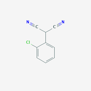 molecular formula C9H5ClN2 B13825087 Propanedinitrile, (2-chlorophenyl)- CAS No. 32122-65-9
