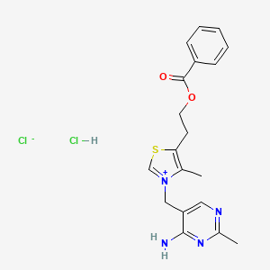 molecular formula C19H22Cl2N4O2S B13825106 Thiamine Benzoate Hydrochloride 