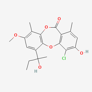 molecular formula C20H21ClO6 B13825141 Rubinin 