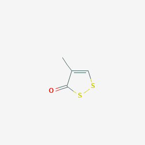 molecular formula C4H4OS2 B13825169 4-Methyl-3H-1,2-dithiol-3-one CAS No. 3620-10-8