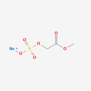 molecular formula C3H5NaO6S B13825209 Sodium(carbomethoxy)methane sulfonate 