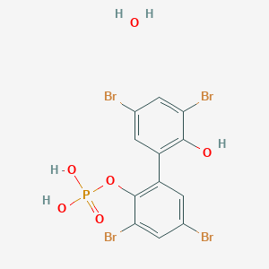 molecular formula C12H9Br4O6P B13825223 Bromofenofos monohydrate 