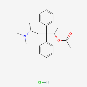 molecular formula C23H32ClNO2 B13825258 Betacetylmethadol Hydrochloride 