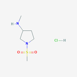 1-methanesulfonyl-N-methylpyrrolidin-3-amine hydrochloride