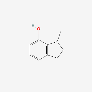 molecular formula C10H12O B13825341 3-Methylindan-4-ol CAS No. 29820-22-2