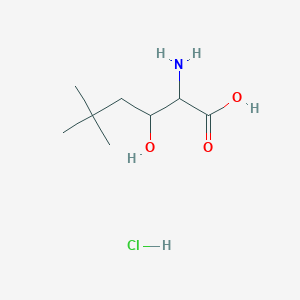 2-Amino-3-hydroxy-5,5-dimethylhexanoic acid hydrochloride