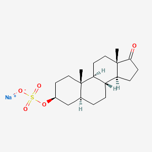 molecular formula C19H29NaO5S B13825354 Epiandrosterone sulfate sodium salt 