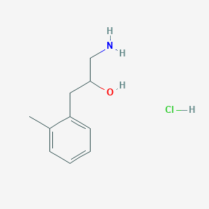 molecular formula C10H16ClNO B1382536 1-Amino-3-(2-methylphenyl)propan-2-ol hydrochloride CAS No. 104338-71-8