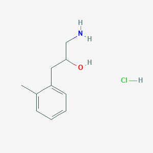 1-Amino-3-(2-methylphenyl)propan-2-ol hydrochloride