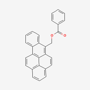 molecular formula C28H18O2 B13825367 BENZO(a)PYRENE, 6-BENZOYLOXYMETHYL- CAS No. 42978-42-7