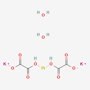 molecular formula C4H6K2O10Pt B13825378 Potassiumbis(oxalato)platinate(II)dihydrate 