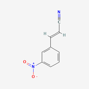 molecular formula C9H6N2O2 B13825457 2-Propenenitrile, 3-(3-nitrophenyl)- CAS No. 31145-08-1