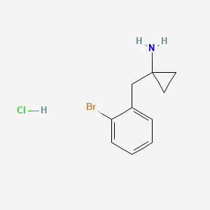 1-[(2-Bromophenyl)methyl]cyclopropan-1-amine hydrochloride