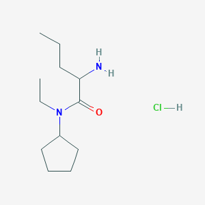 2-amino-N-cyclopentyl-N-ethylpentanamide hydrochloride