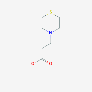 molecular formula C8H15NO2S B13825540 Methyl 3-thiomorpholinopropanoate 