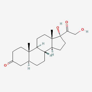 molecular formula C21H32O4 B13825551 5alpha-Pregnan-17,21-diol-3,20-dione 