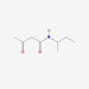 molecular formula C8H15NO2 B13825582 N-sec-butylacetoacetamide 