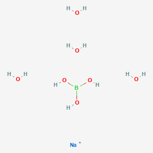 molecular formula BH11NaO7 B13825639 CID 131842976 