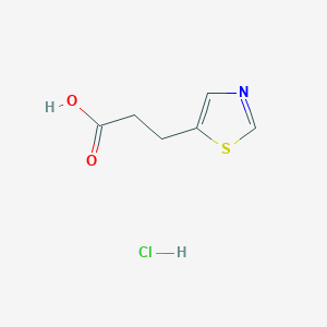3-(1,3-Thiazol-5-yl)propanoic acid hydrochloride