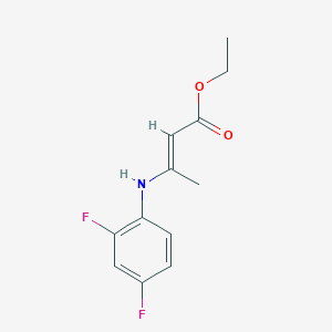 Ethyl 3-((2,4-difluorophenyl)amino)but-2-enoate