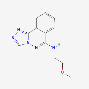 molecular formula C12H13N5O B13825876 N-(2-methoxyethyl)[1,2,4]triazolo[3,4-a]phthalazin-6-amine 