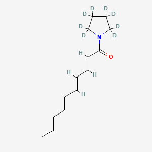 molecular formula C14H23NO B13825885 Sarmentine-d8 