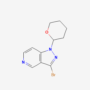 3-Bromo-1-(tetrahydro-2H-pyran-2-yl)-1H-pyrazolo[4,3-c]pyridine