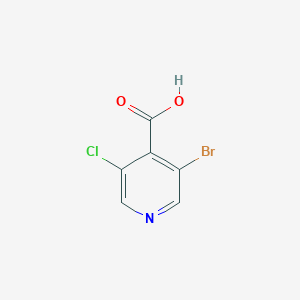 molecular formula C6H3BrClNO2 B1382595 3-Bromo-5-chloroisonicotinic acid CAS No. 1214377-41-9