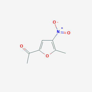 molecular formula C7H7NO4 B13826003 Ethanone, 1-(5-methyl-4-nitro-2-furanyl)- 