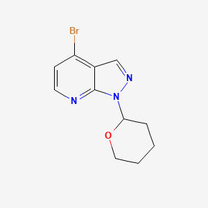 4-Bromo-1-(tetrahydro-2H-pyran-2-yl)-1H-pyrazolo[3,4-b]pyridine