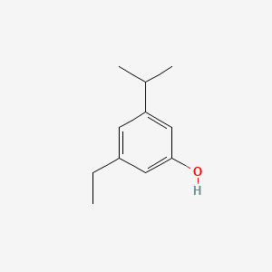molecular formula C11H16O B13826055 3-Ethyl-5-(1-methylethyl)-phenol 