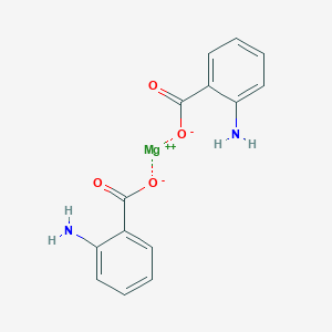 molecular formula C14H12MgN2O4 B13826063 Magnesium 2-aminobenzoate 