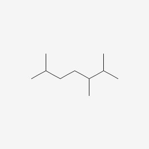 molecular formula C10H22 B13826065 2,3,6-Trimethylheptane CAS No. 4032-93-3