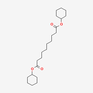 molecular formula C22H38O4 B13826081 Dicyclohexyl sebacate CAS No. 4121-15-7