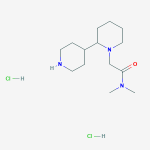 2-(2,4'-Bipiperidin-1-yl)-N,N-dimethylacetamide dihydrochloride